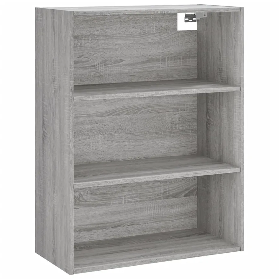 Buffet haut Sonoma gris 69,5x34x180 cm Bois d'ingénierie - 5