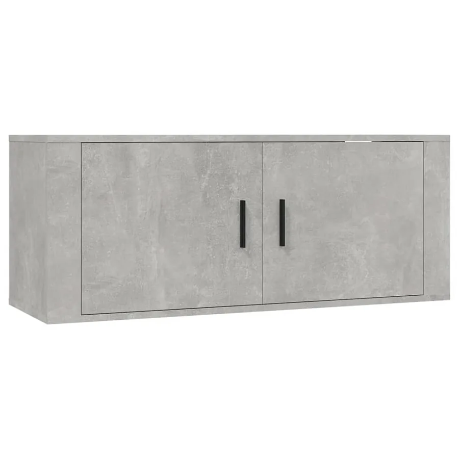 Ensemble de meubles TV 6 pcs Gris béton Bois d'ingénierie - 4