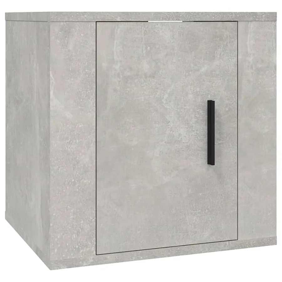 Ensemble de meubles TV 6 pcs Gris béton Bois d'ingénierie - 5