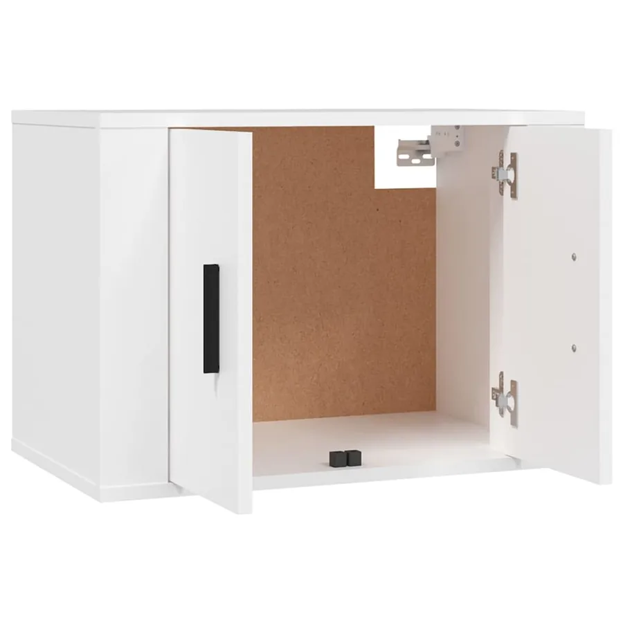 Ensemble de meubles TV 3 pcs Blanc Bois d'ingénierie - 5