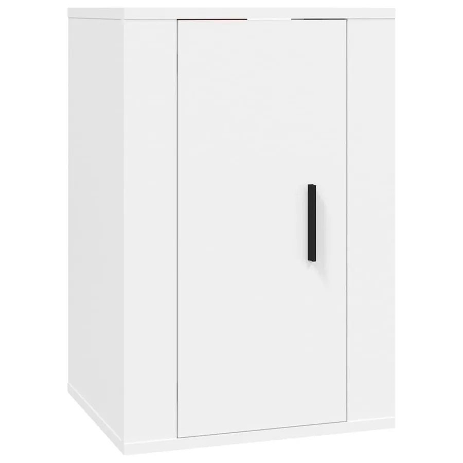 Ensemble de meubles TV 3 pcs Blanc Bois d'ingénierie - 6