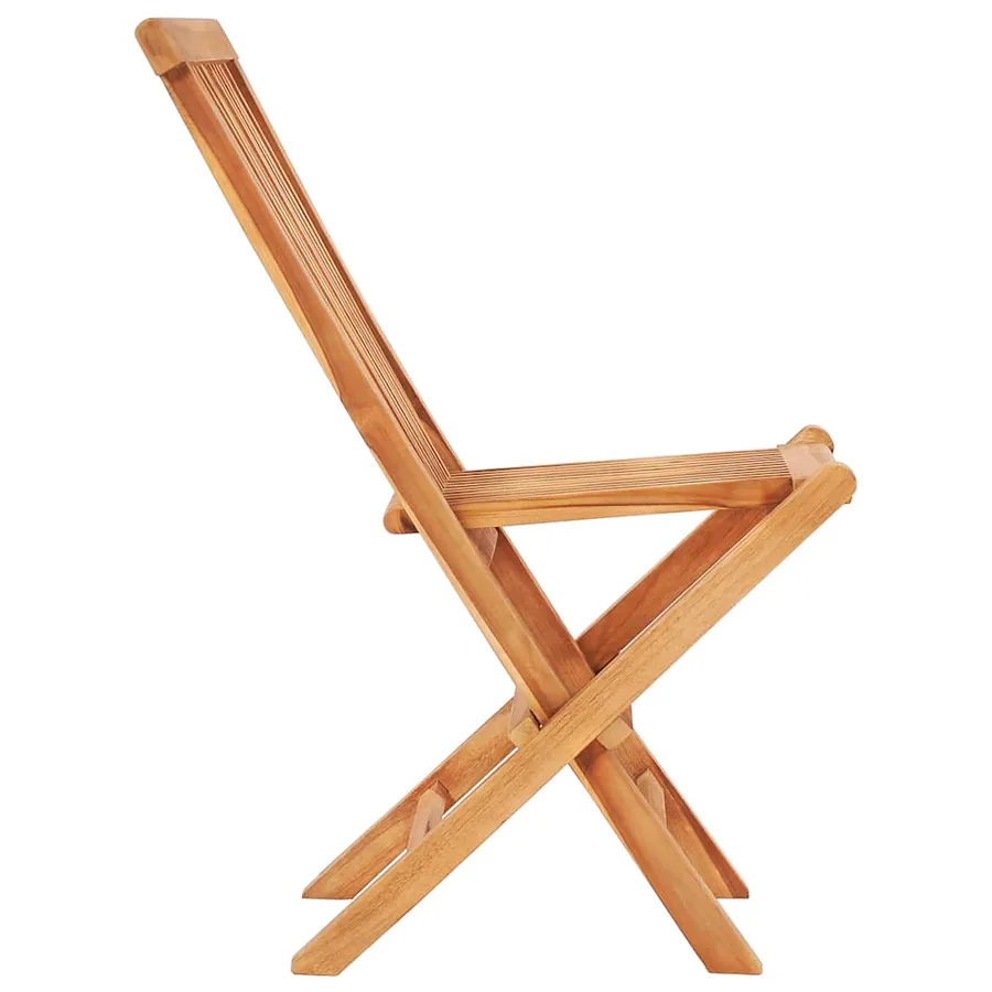 Ensemble de bistro 3pcs avec coussins taupe Bois de teck massif - 11