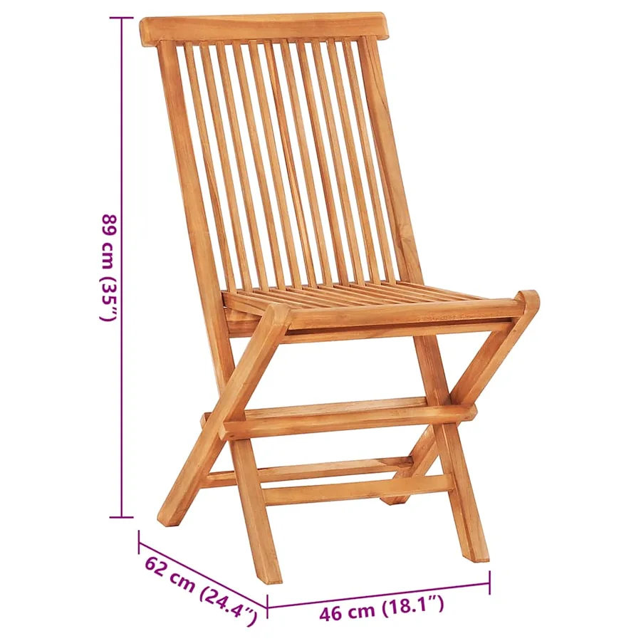 Ensemble de bistro 3pcs avec coussins taupe Bois de teck massif - 16