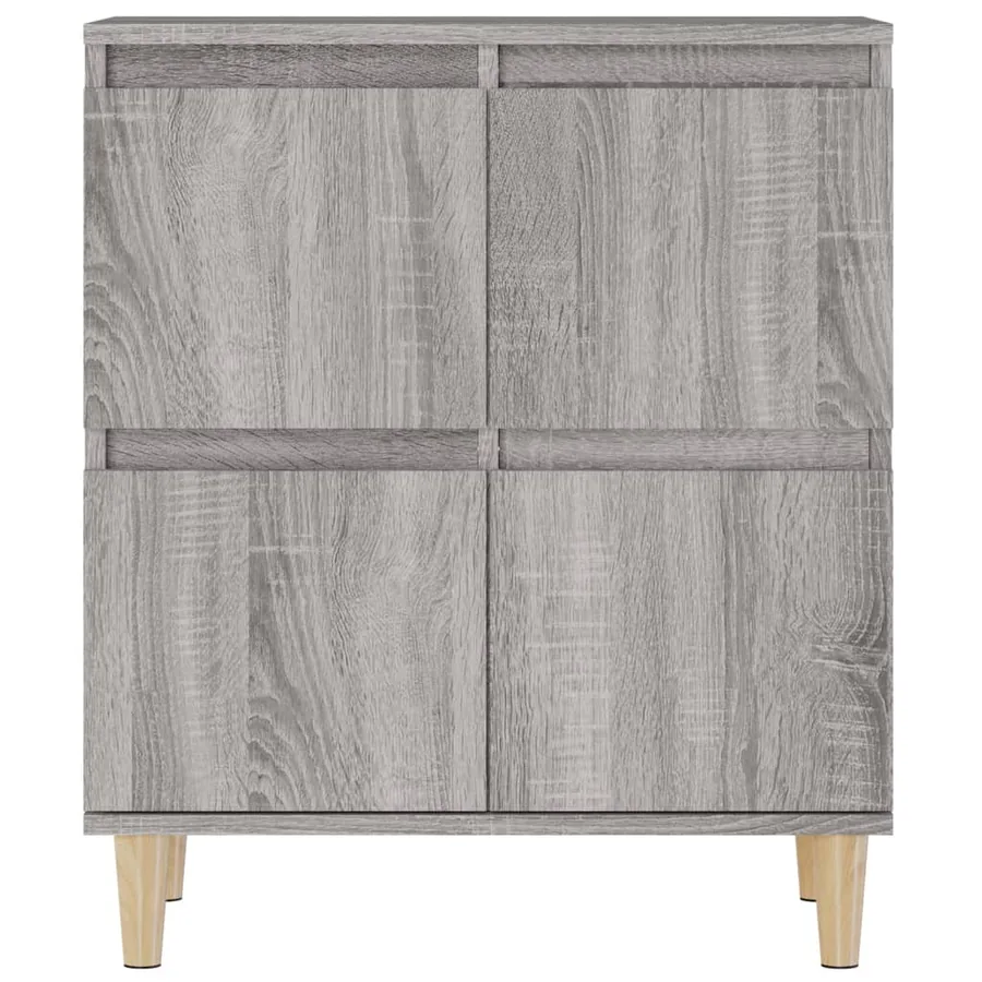 Buffets 3 pcs sonoma gris 60x35x70 cm bois d'ingénierie - 8