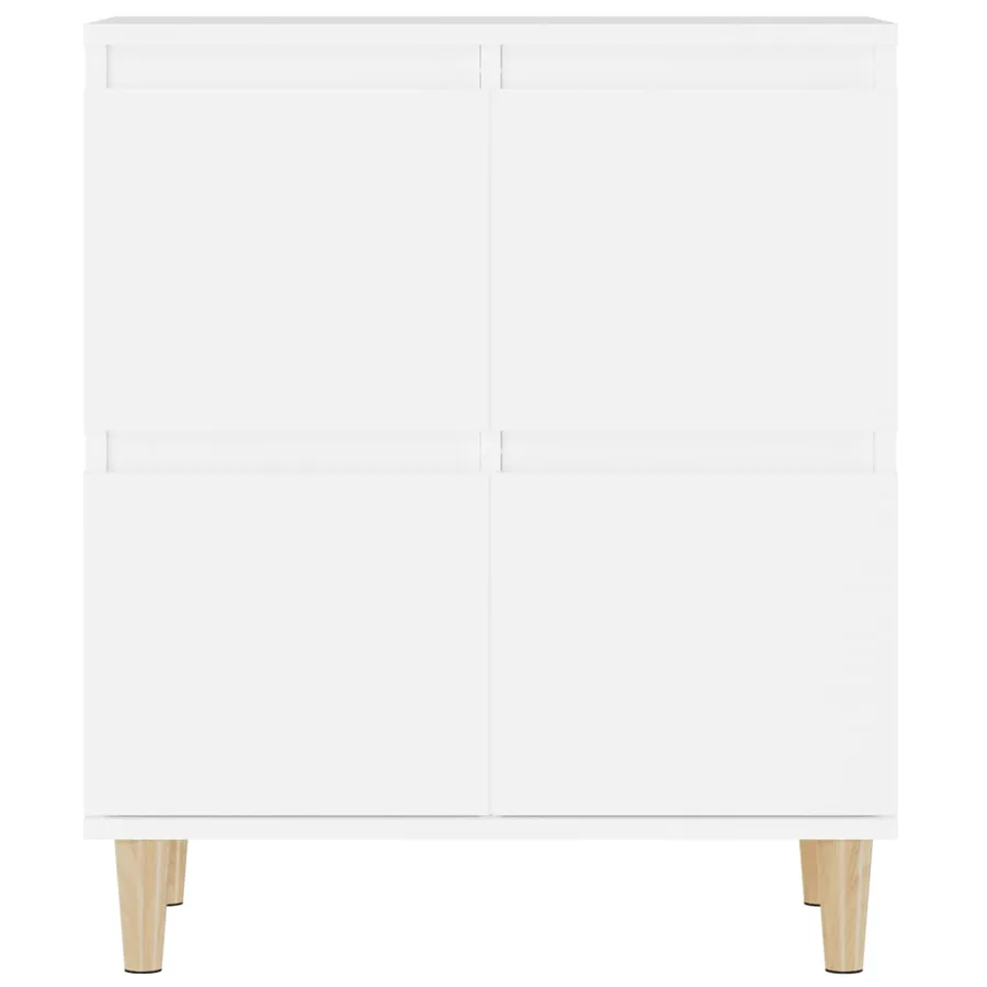 Buffets 3 pcs blanc 60x35x70 cm bois d'ingénierie - 8