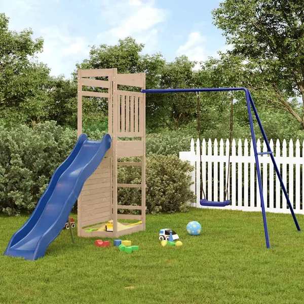Aire de jeux d'extérieur bois de pin massif