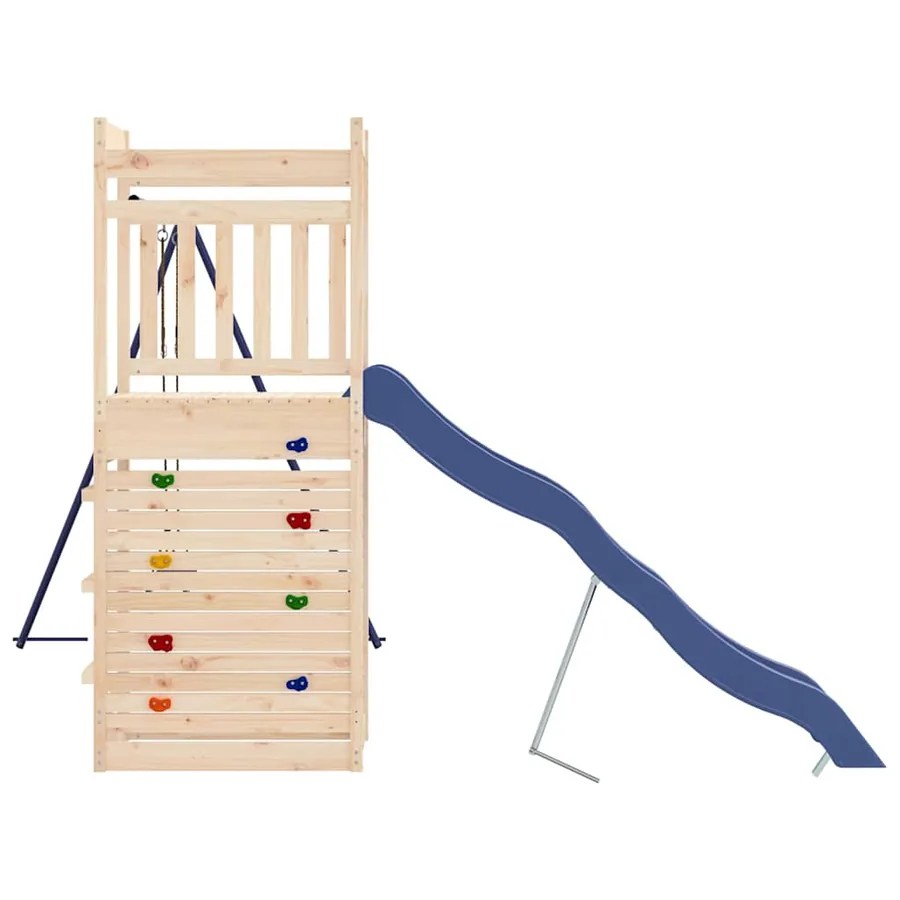 Aire de jeux d'extérieur bois de pin massif - 5