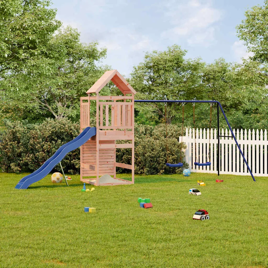 Aire de jeux d'extérieur bois massif de douglas