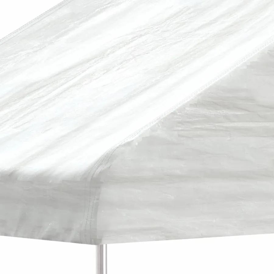 Belvédère avec toit blanc 17,84x2,28x2,69 m polyéthylène - 4
