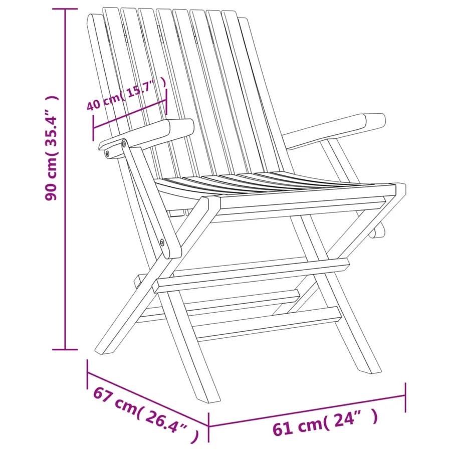 Ensemble à manger de jardin 7 pcs Bois de teck solide - 8