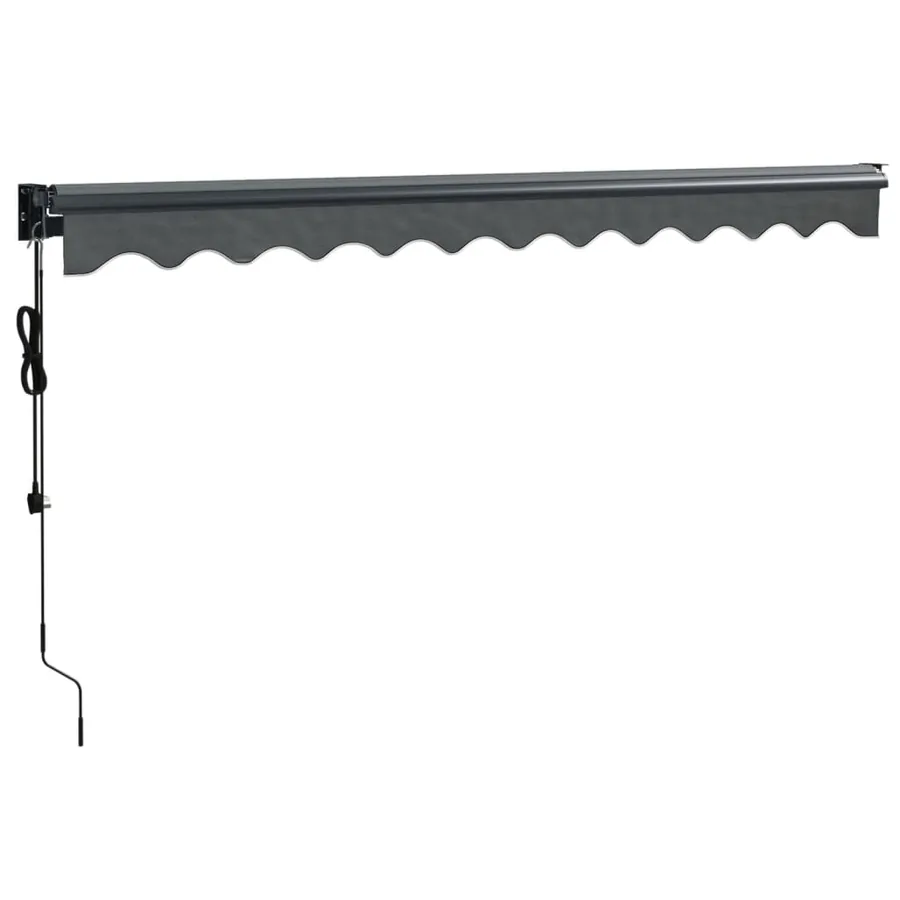 Auvent rétractable automatique anthracite 3x2,5 m - 4