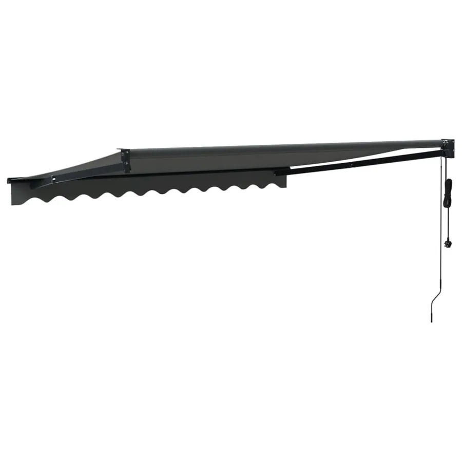 Auvent rétractable automatique anthracite 3x2,5 m - 5