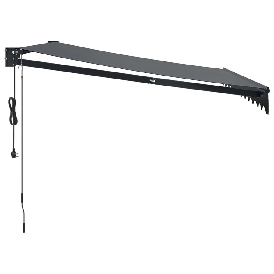 Auvent rétractable automatique anthracite 3x2,5 m - 6