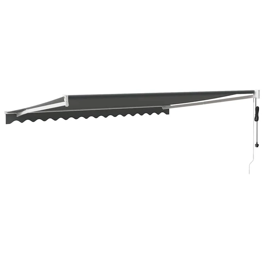 Auvent rétractable automatique anthracite 4,5x3 m - 5