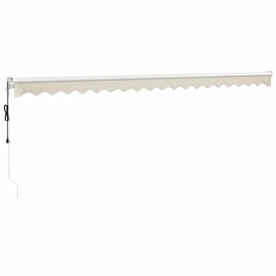 Auvent rétractable automatique crème 5x3 m - 4