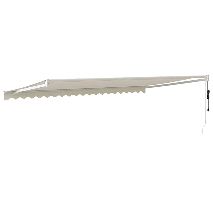 Auvent rétractable automatique crème 5x3 m - 5