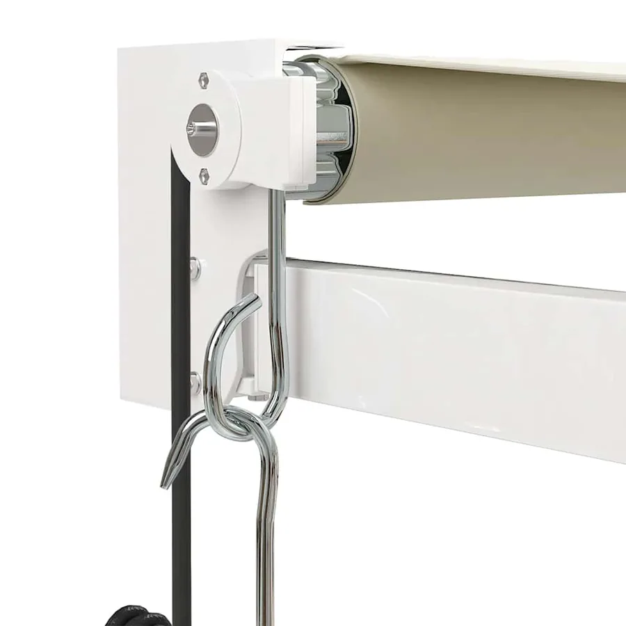 Auvent rétractable automatique crème 5x3 m - 7