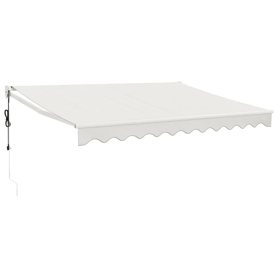 Auvent rétractable automatique crème 3,5x2,5 m - 2