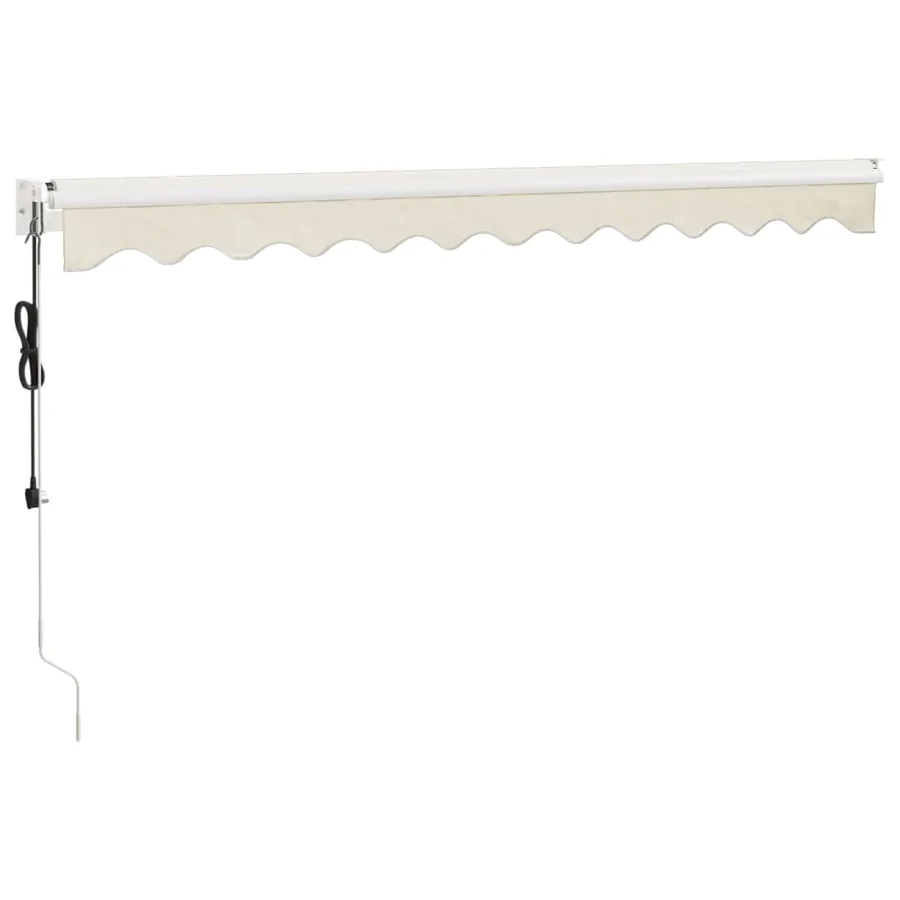 Auvent rétractable automatique crème 3,5x2,5 m - 4