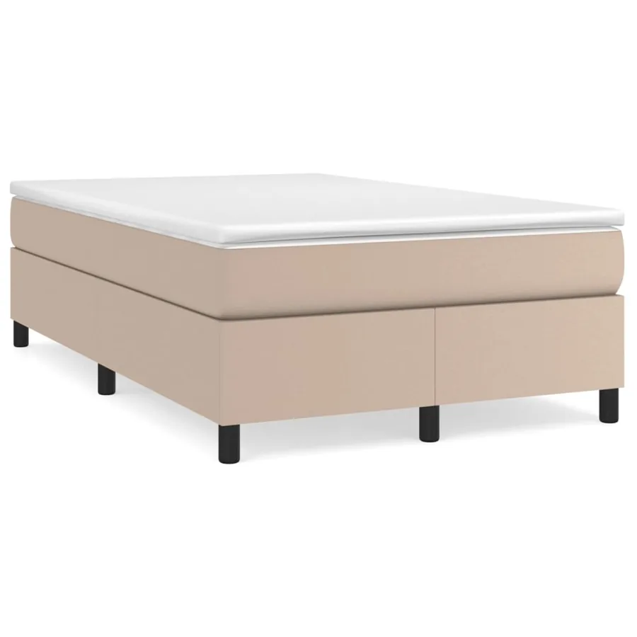 Sommier à lattes de lit avec matelas Cappuccino 120x200 cm - 2