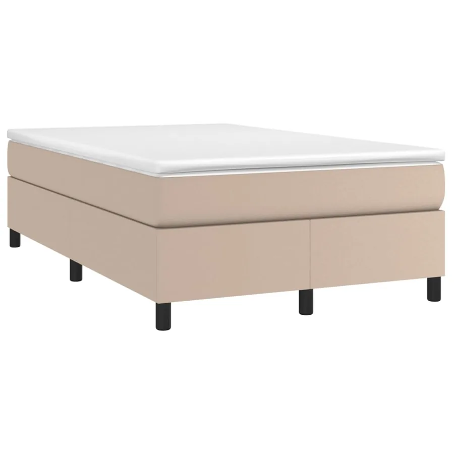 Sommier à lattes de lit avec matelas Cappuccino 120x200 cm - 3