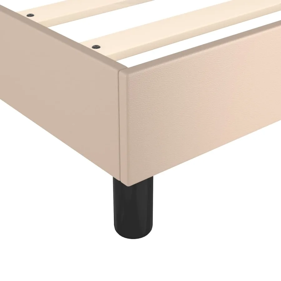 Sommier à lattes de lit avec matelas Cappuccino 100x200 cm - 7