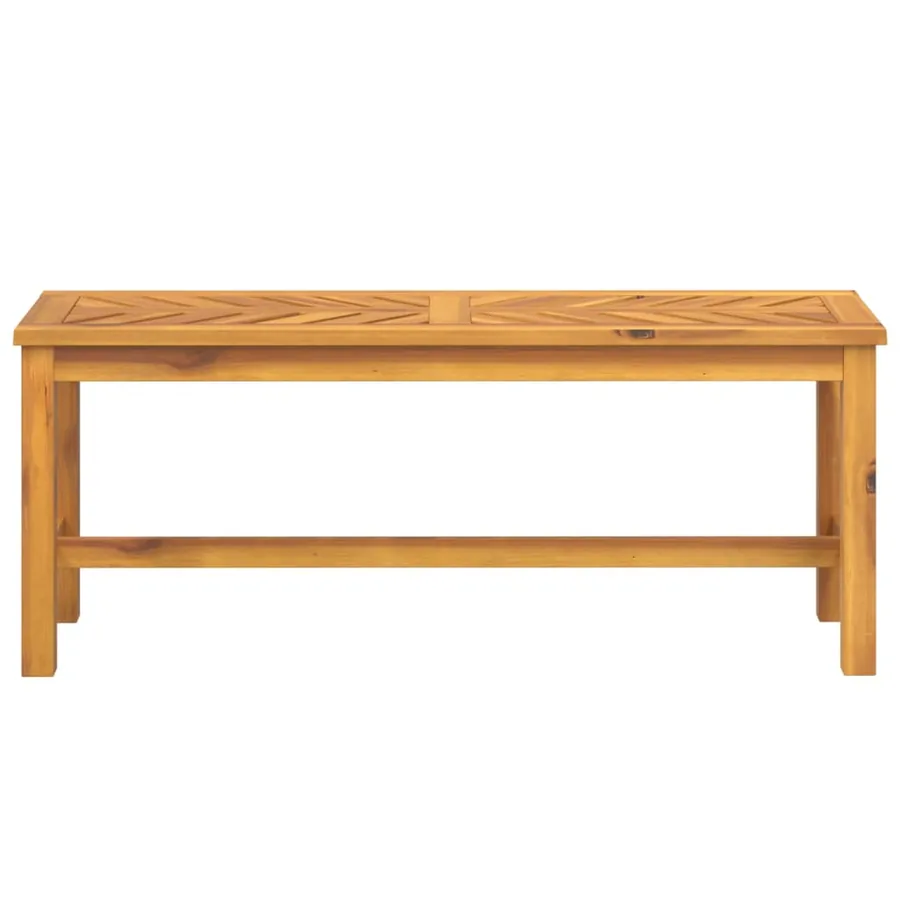 Banc de jardin 110 cm bois massif d'acacia - 3