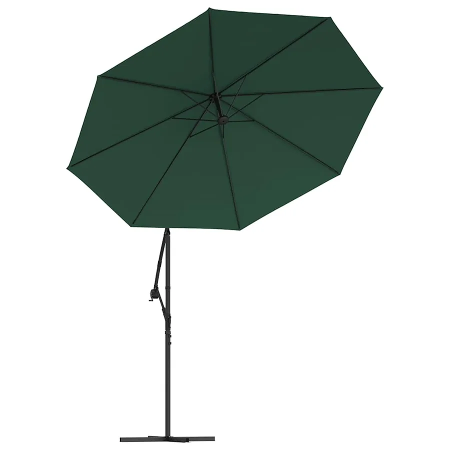 Tissu de remplacement pour parasol déporté Vert 350 cm - 4