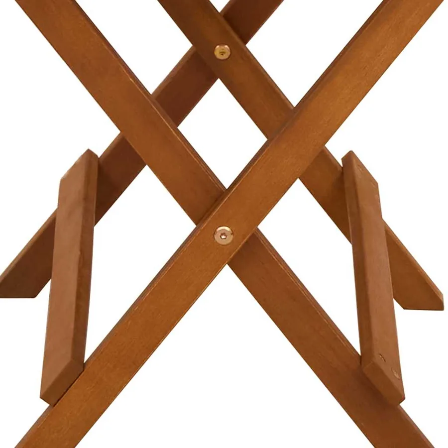 Ensemble de bistro 3 pcs pour enfants Bois d'eucalyptus solide - 8