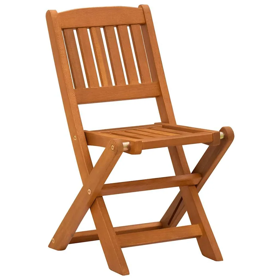 Ensemble de bistro 3 pcs pour enfants Bois d'eucalyptus solide - 9