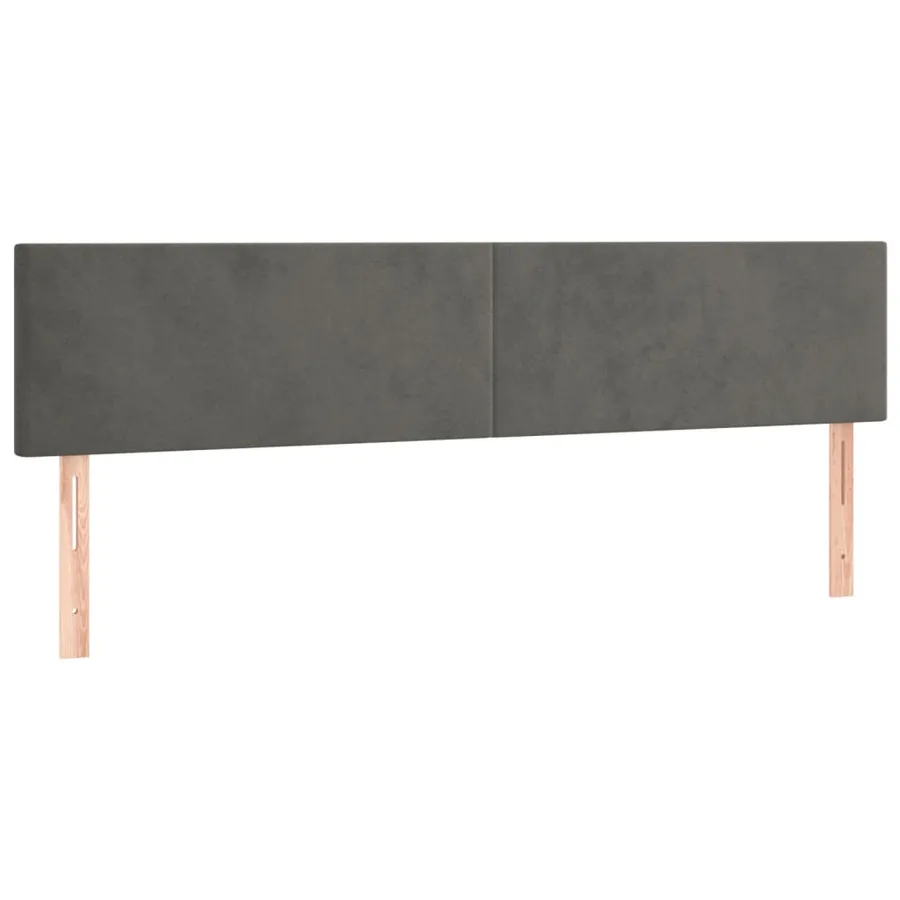 Sommier à lattes de lit avec matelas LED Gris foncé 200x200 cm - 7