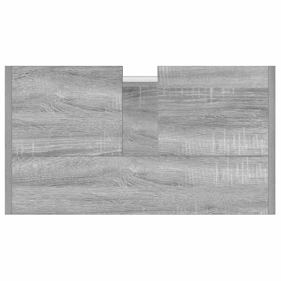 Armoire de bain Sonoma gris 60x33x60 cm Bois d'ingénierie - 8