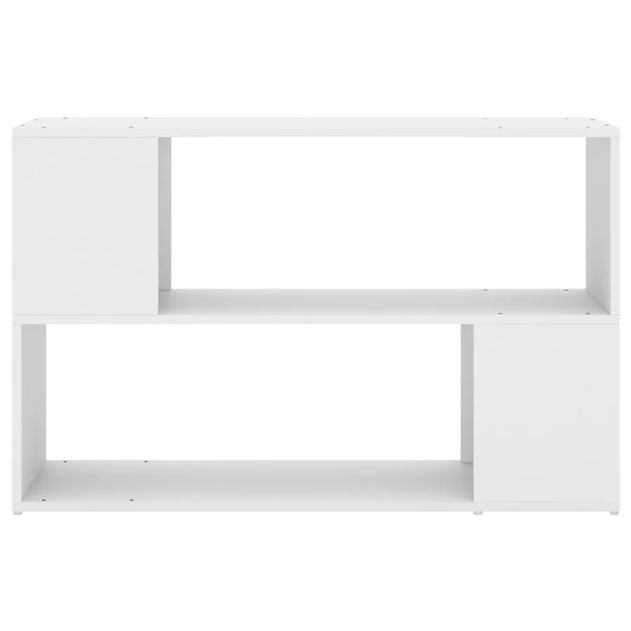 Bibliothèque Blanc 100x24x63 cm Bois d'ingénierie - 3