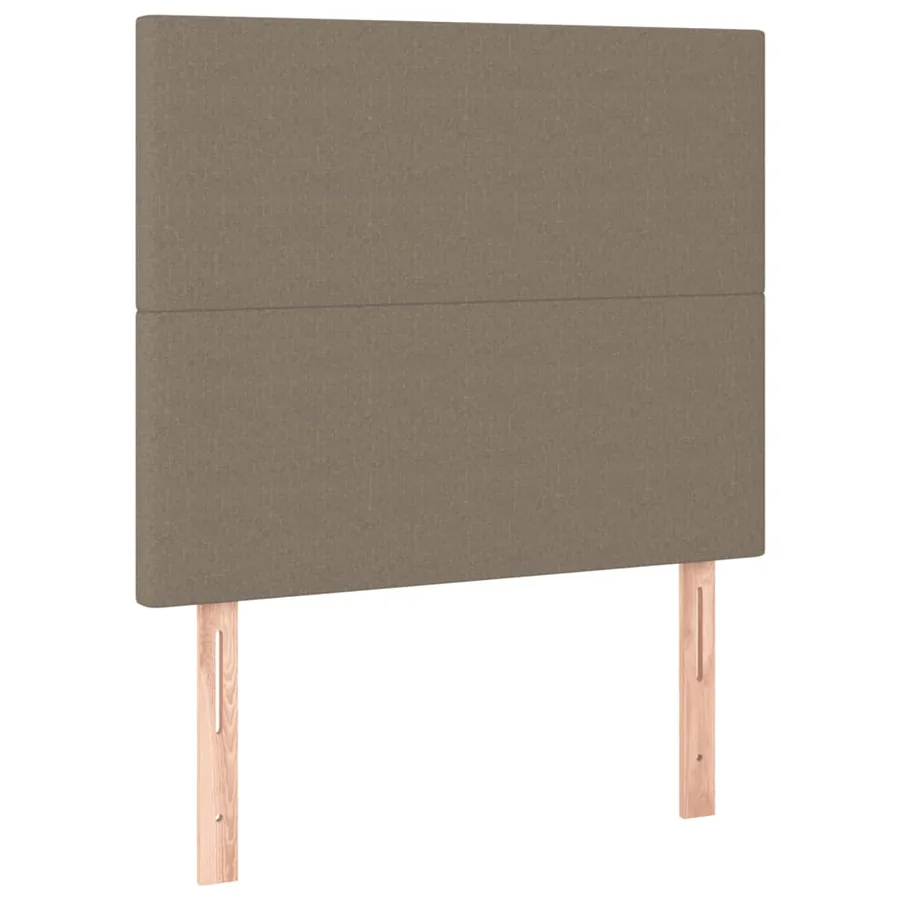 Sommier à lattes de lit avec matelas Taupe 90x190 cm Tissu - 6