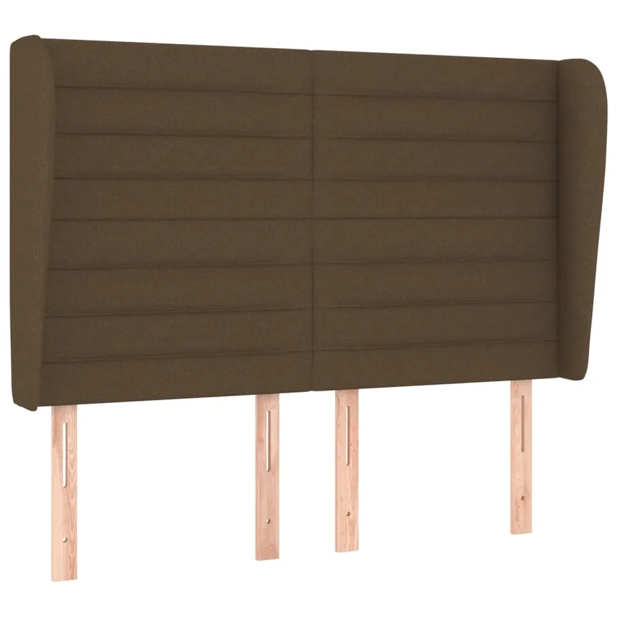 Sommier à lattes de lit avec matelas Marron foncé 140x190 cm - 6