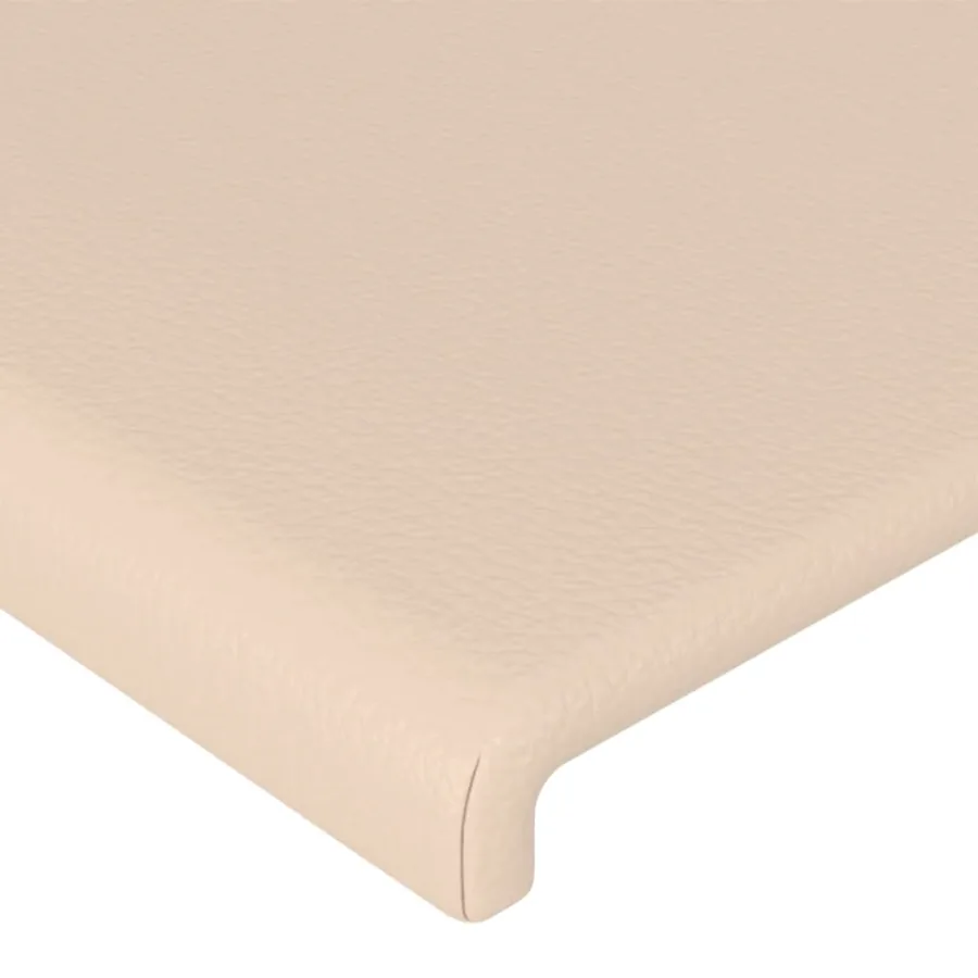 Cadre de lit sans matelas cappuccino 100x200 cm similicuir - 10