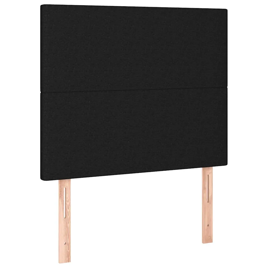 Cadre de lit sans matelas noir 80x200 cm tissu - 8