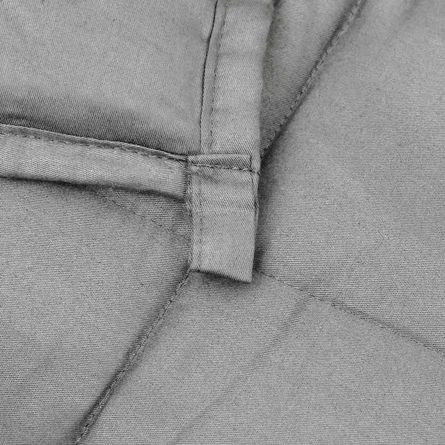 Couverture lestée Gris 155x220 cm 11 kg Tissu - 5
