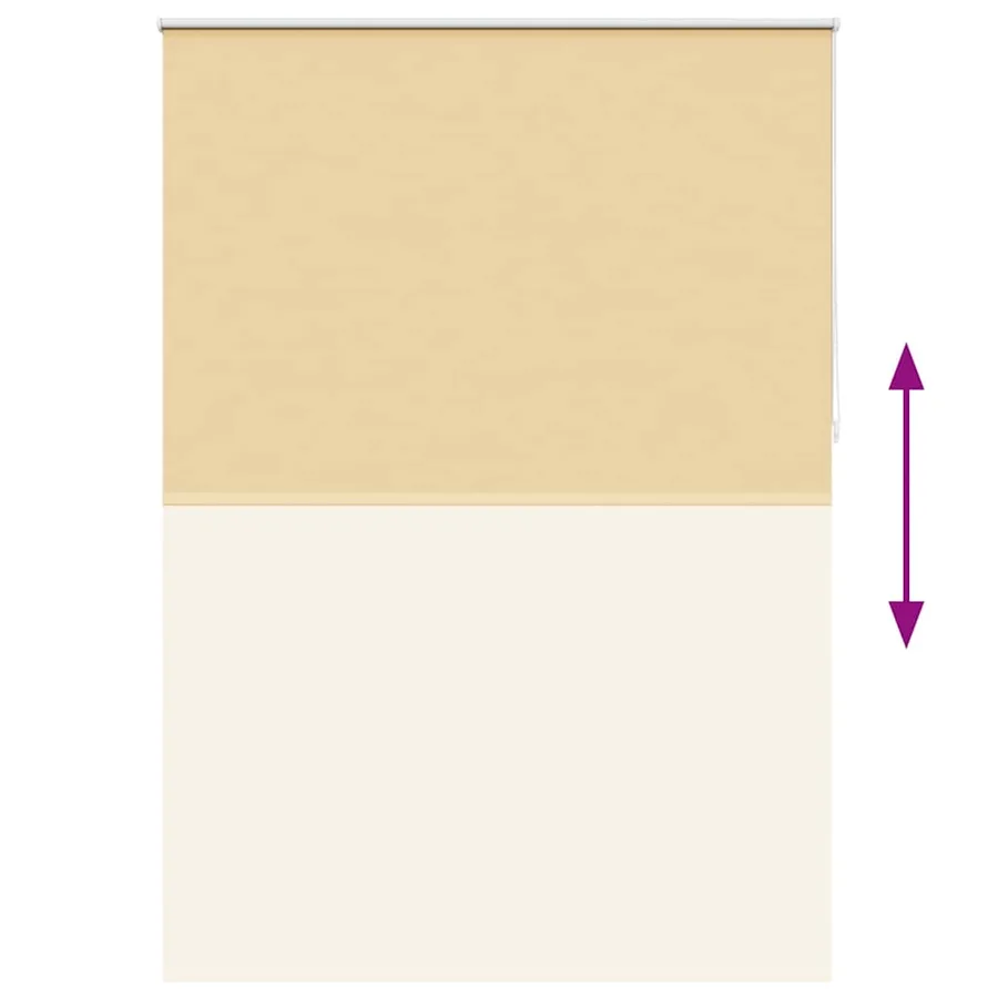 Store enrouleur occultant 144,4 x 230 cm, largeur du tissu 140 cm, beige - 9