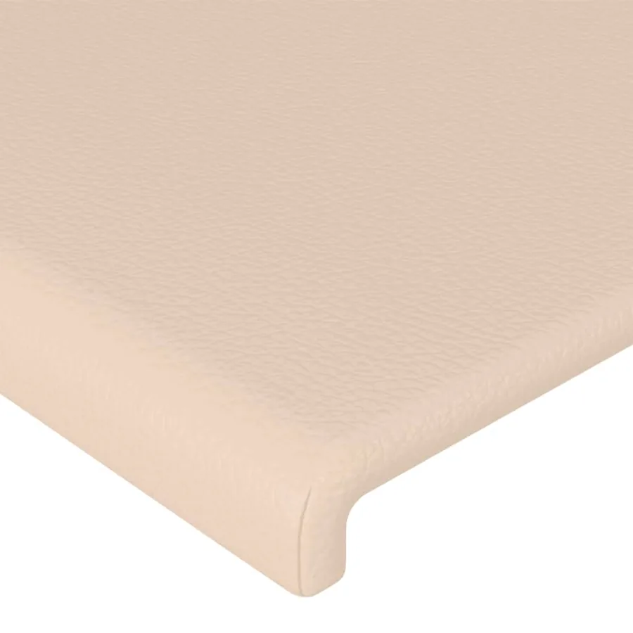 Tête de lit à LED Cappuccino 90x5x78/88 cm Similicuir - 5