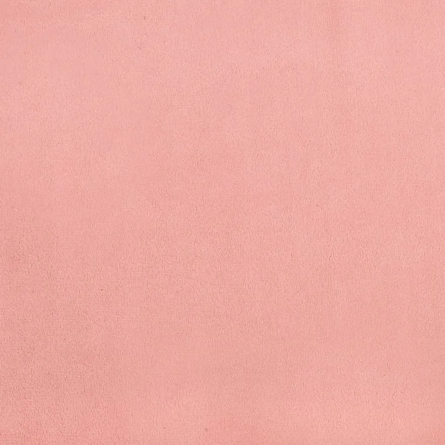 Cadre de lit à lattes rose 80x200 cm velours - 8