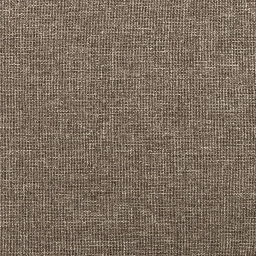 Cadre de lit à lattes taupe 80x200 cm tissu - 8