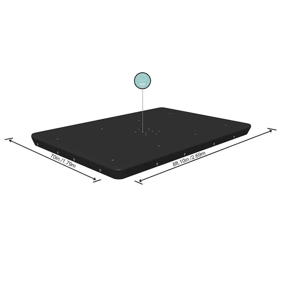 Bestway Couverture de piscine Flowclear 269x179 cm - 6