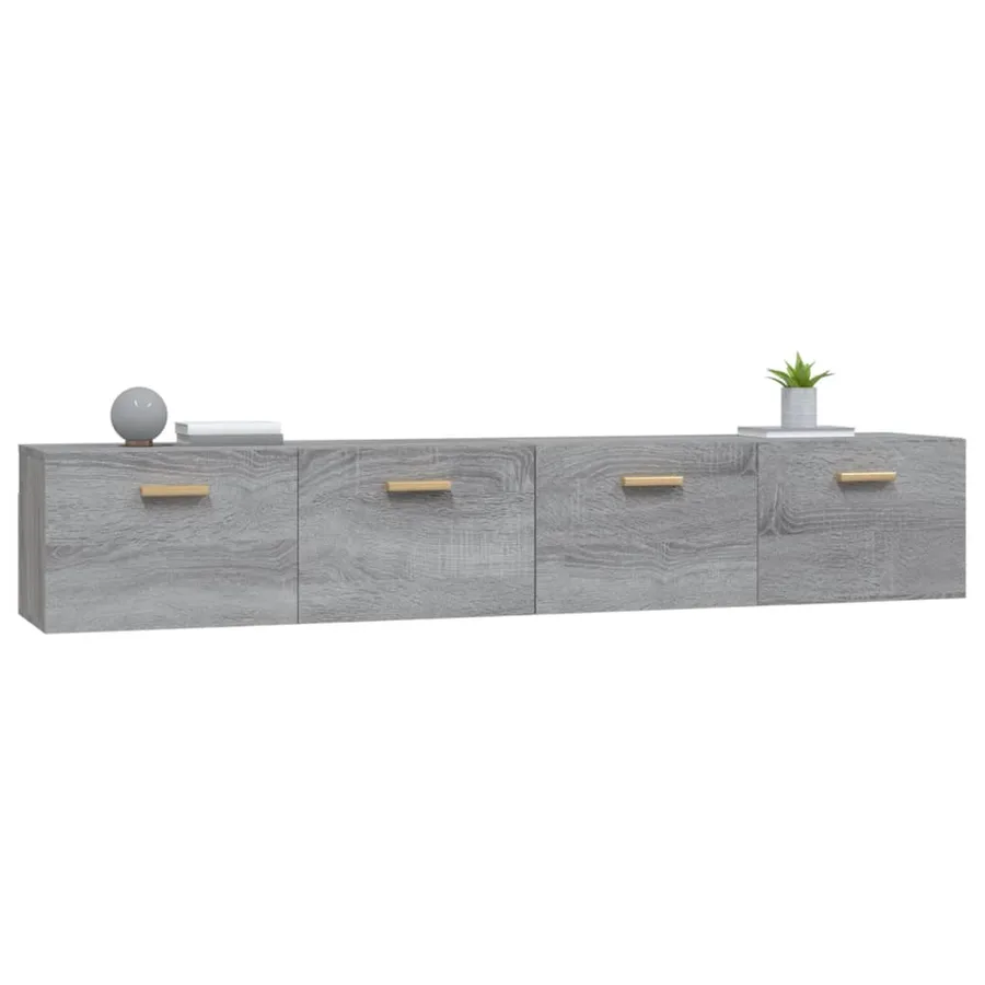 Armoires murales 2 pcs Sonoma gris 100x36,5x35 cm - 5
