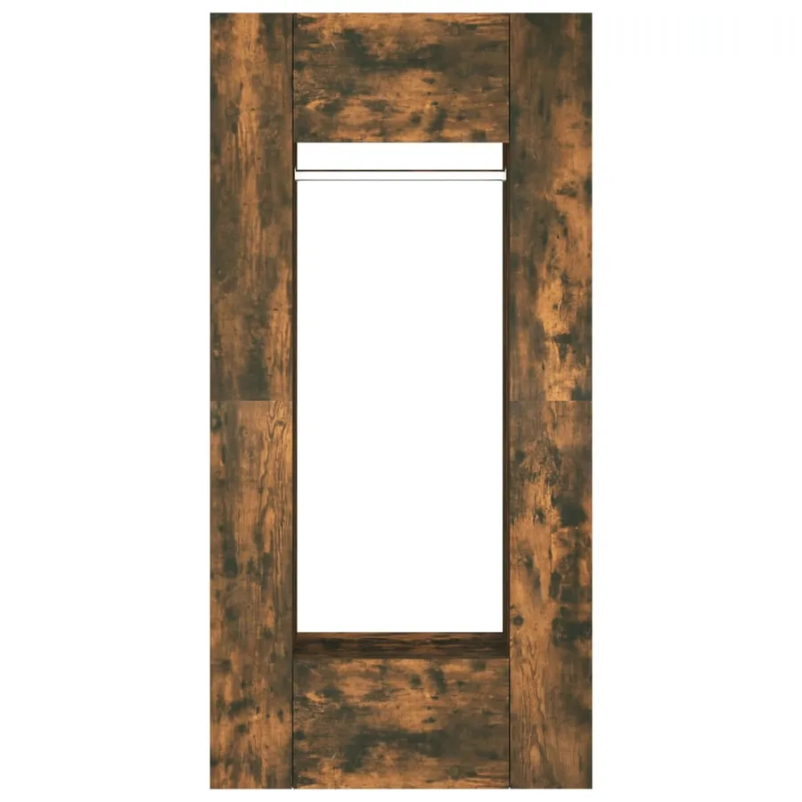 Armoires de couloir 2 pcs chêne fumé bois d'ingénierie - 7