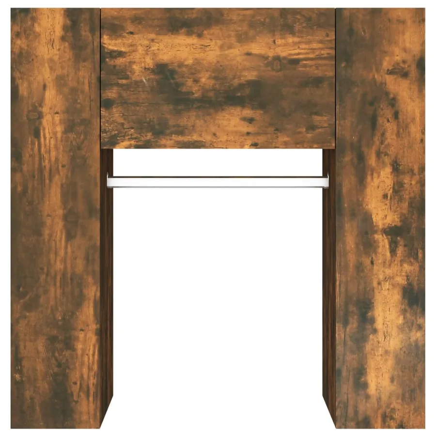 Armoires de couloir 2 pcs chêne fumé bois d'ingénierie - 8