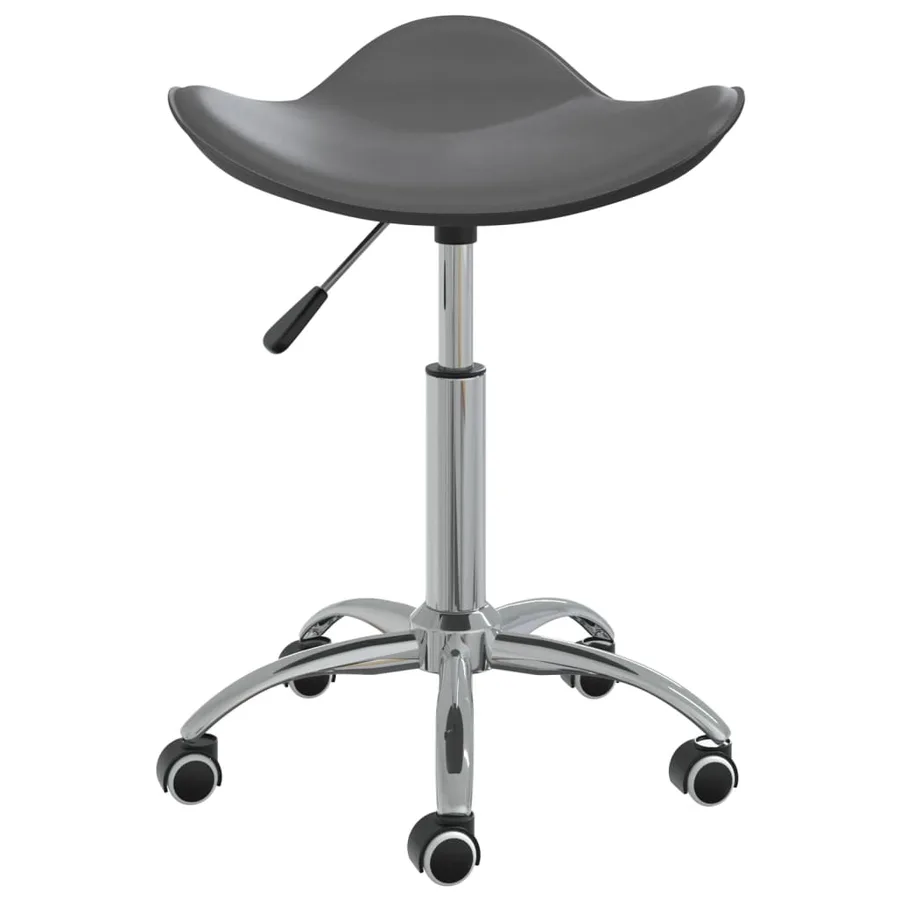 Chaise pivotante de salle à manger Gris Similicuir - 2