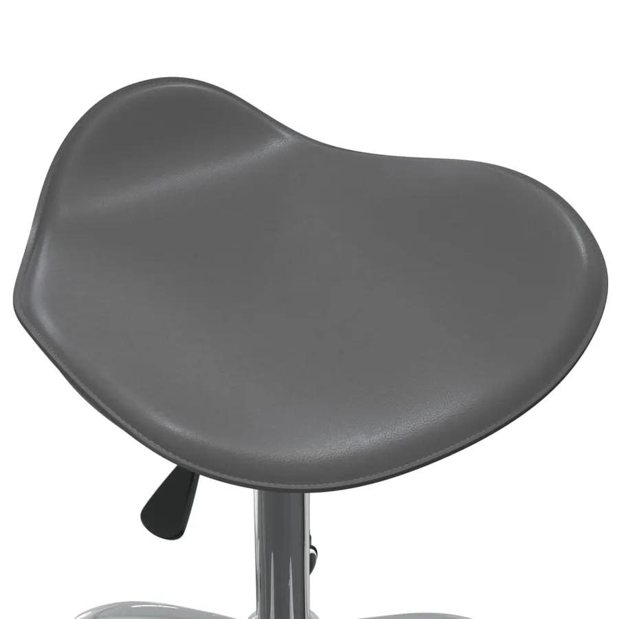 Chaise pivotante de salle à manger Gris Similicuir - 6