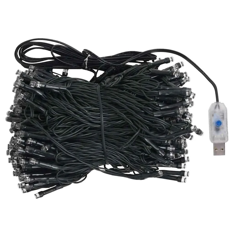 Arbre de Noël artificiel pré-éclairé et boules noir 240 cm PVC - 12