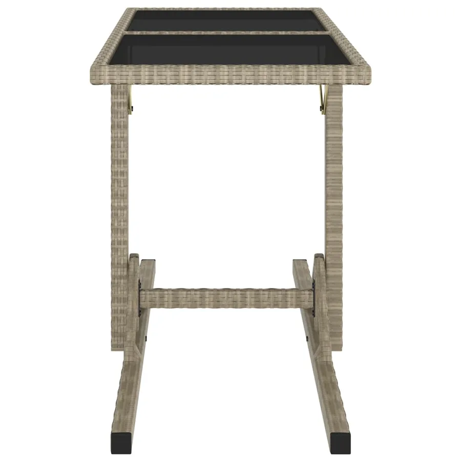 Ensemble à manger de jardin 3 pcs Beige - 14